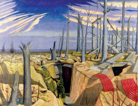 Oppy Wood 1917, by John Nash, 1918 © Imperial War Museums/Bridgeman Images.