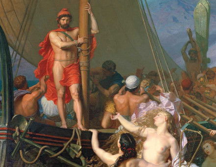 Ulysses and the Sirens, by Léon Belly, 1867, Musée de l’hôtel Sandelin, Saint-Omer.