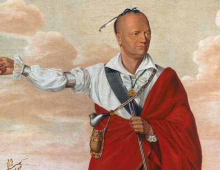 The Mohawk chief  Joseph Brant, by William Berczy, 19th century. 