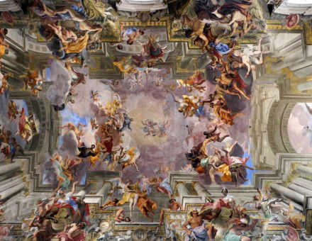 The Church of Sant'Ignazio, Rome.