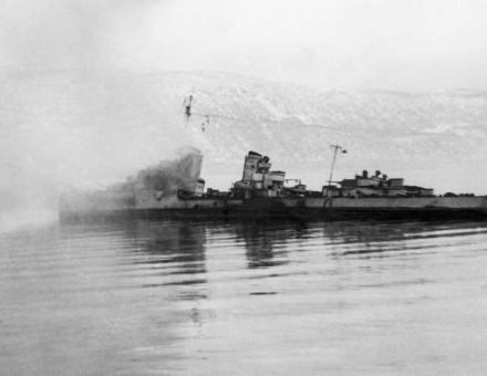 The Second British Naval Action Off Narvik. 13 April 1940.