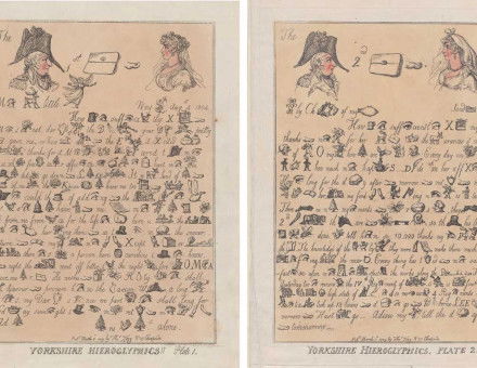 Yorkshire Hieroglyphics, Plates 1 and 2, March 1809. Metropolitan Museum of Art.