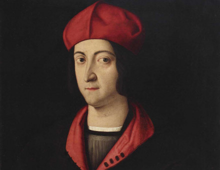  Cardinal Ippolito d’Este, by Bartolomeo Veneto,  16th century.