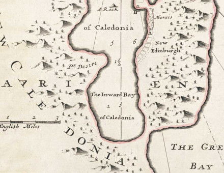 Map of Darien by Herman Moll, engraved c.1730.