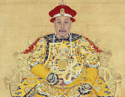 The Qianlong Emperor in old age, Chinese, 18th century.