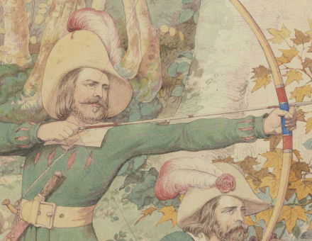 Sketch of Robin Hood, by Richard Dadd c.1852. Yale Center for British Art.