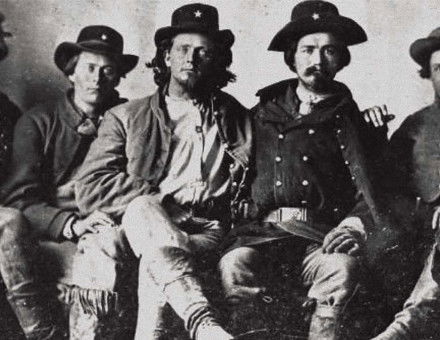  The 8th Texas Cavalry Regiment, popularly known as ‘Terry’s Texas Rangers’, c.1861.