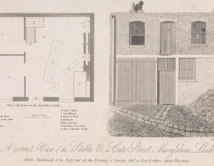 A Correct View of the Stable etc. in Cato Street, Marylebone London