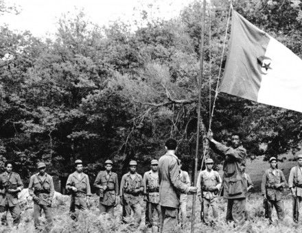 Soldiers of the National Liberation Army during the Algerian War of Independence.