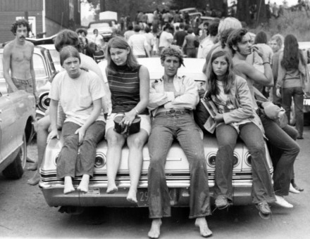 Photograph taken near the Woodstock Festival, 18 August 1969. Ric Manning/Wiki Commons.