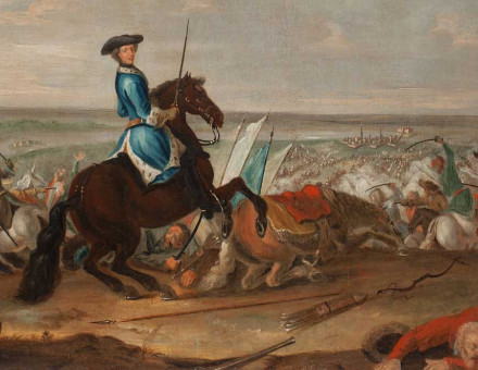 Charles XII at the Battle of Narva, David von Krafft, c.1700.