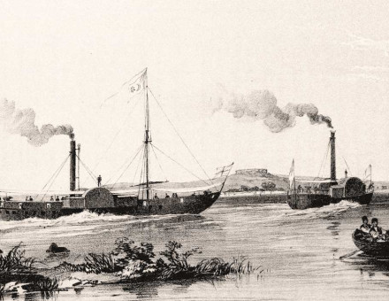 illustration from Narrative of the Euphrates Expedition carried on by Order of the British Government during the years 1835, 1836, and 1837,  by F.R. Chesney, 1868. 