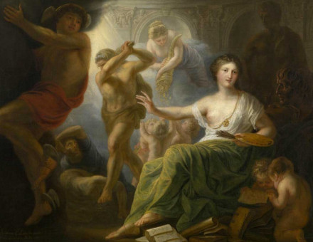 Hercules Protects Painting from Ignorance and Envy