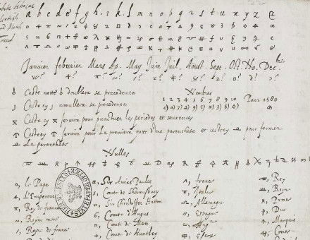 o4ɑȝ/: cipher used between Mary, Queen of Scots and Guillaume de l’Aubéspine, Mauvissière’s replacement as ambassador, late 16th century.