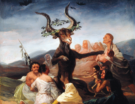 Witches’ Sabbath, by Francisco Goya, 1798.