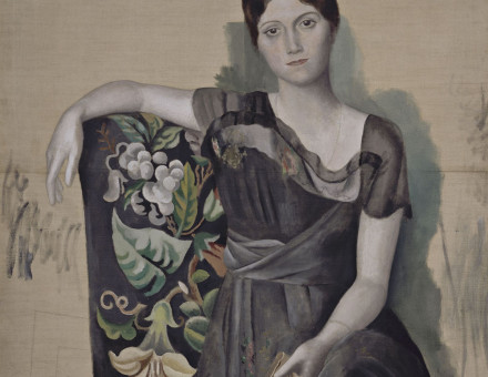 Olga in an Armchair, by Pablo Picasso, 1918