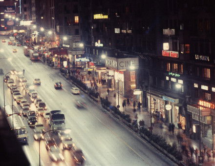 Madrid nunca duerme (‘Madrid never sleeps’), by Paolo Monti, 1980