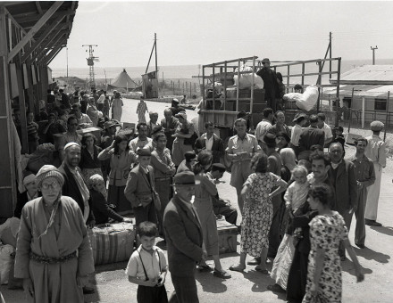 Iraqi refugees in April 1951. Wikimedia Commons