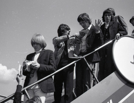 British rock group the Rolling Stones arrive in Norway, 1965.