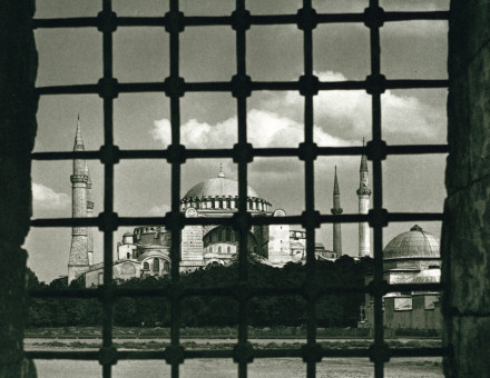 Hagia Sophia, Istanbul, photographed by Orthmar Pferschy c.1930.