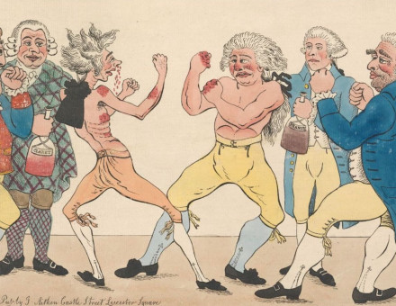 ’A Contest between Oppression and Reason, On the Best Way of Settleing Debates‘ by William O'Keefe, c. 1795. Yale Center for British Art, Paul Mellon Collection. Public Domain.