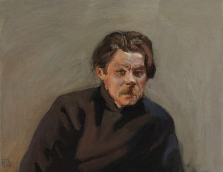 Portrait of Maxim Gorky, by Akseli Gallen-Kallela, 1906. Finnish National Gallery / Hannu Aaltonen. Public Domain.