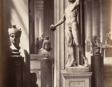 A statue of a satyr in the British Museum, by Stephen Thompson, c. 1869-72. Metropolitan Museum of Art. Public Domain.
