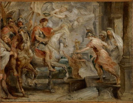 ’Triumphant Entry of Constantine into Rome’ by Peter Paul Rubens, c. 1621. Indianapolis Museum of Art at Newfields. The Clowes Collection. Public Domain.