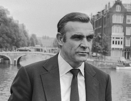 Sean Connery in Amsterdam for the filming of the James Bond movie Diamonds Are Forever, 3 July 1971. Nationaal Archief. Public Domain.