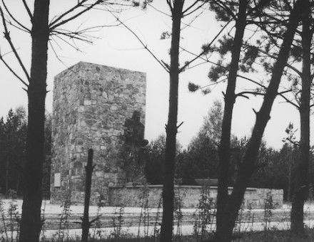 Memorial at the Sobibor concentration camp, c. 1980-90. United States Holocaust Memorial Museum, courtesy of Adam Kaczkowski.