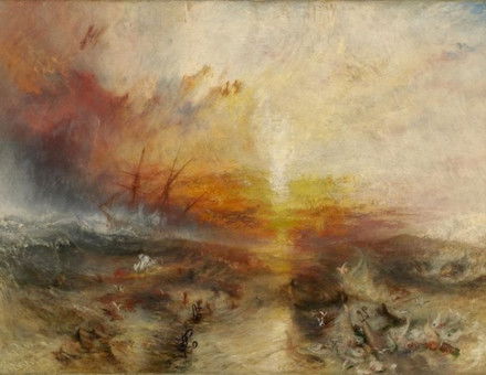 ‘The Slave Ship’ – inspired by the Zong massacre – by J.M.W. Turner, 1840. Museum of Fine Arts Boston. Public Domain.