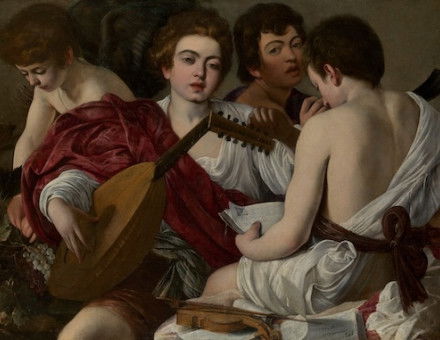 ‘The Musicians’, by Caravaggio, 1597. Metropolitan Museum of Art. Public Domain.