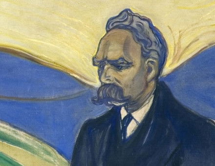 Friedrich Nietzsche, by Edvard Munch, c.1906. Tord Lund / Thielska Galleriet. Public Domain.