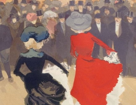 A quadrille at the Moulin-Rouge, Louis Abel-Truchet, 1902. Musée Carnavalet, Histoire de Paris. Public Domain.