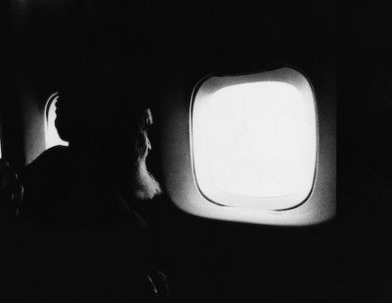 Ayatollah Khomeini on his way to Tehran, February 1979. Library of Congress. Public Domain.