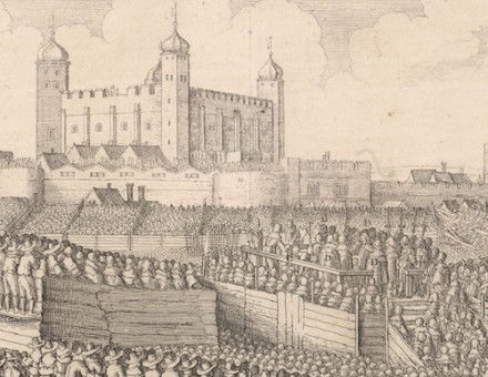 The true maner of the execution of Thomas Earle of Strafford, Wenceslaus Hollar, 1641. Metropolitan Museum of Art. Public Domain.