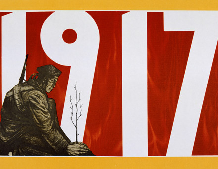 Decisive year: a Soviet propaganda poster, c.1917. © Heritage Images/akg-images. 