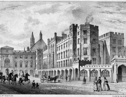 The Houses of Parliament before the 1834 Fire, by J. Shury & Son, c.1834 - See more at: http://www.historytoday.com/rebekah-moore/palace-westminster-repairs-renovations-and-moving-out#sthash.ZjILcb0t.dpuf