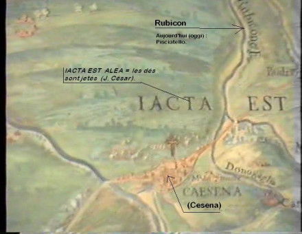 The Rubicon to the right of Cesena, at Pisciatello