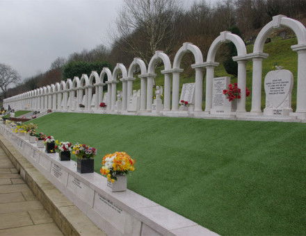 Aberfan cemetery. Photo by Stephen McKay