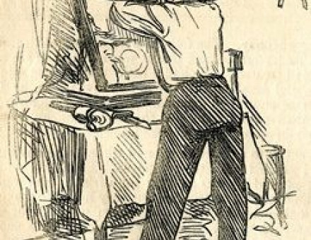 ‘Patent Anti-Garotte Collar’ from Punch, September 1856