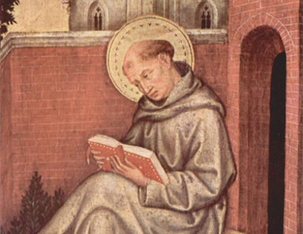 Detail from Valle Romita Polyptych by Gentile da Fabriano (circa 1400)