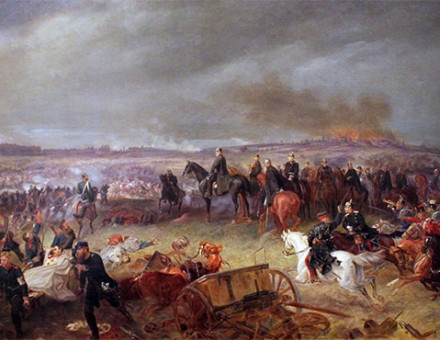 Battle of Königgrätz, by Georg Bleibtreu. Oil on canvas, 1869.