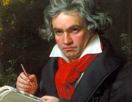 Portrait of Beethoven by Joseph Karl Stieler, 1820
