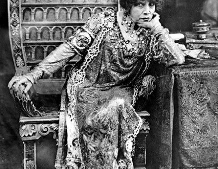 Out on a limb: Sarah Bernhardt, c.1920