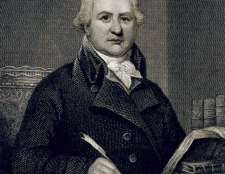 Charles Hutton, engraving by H. Ashby, 1824.