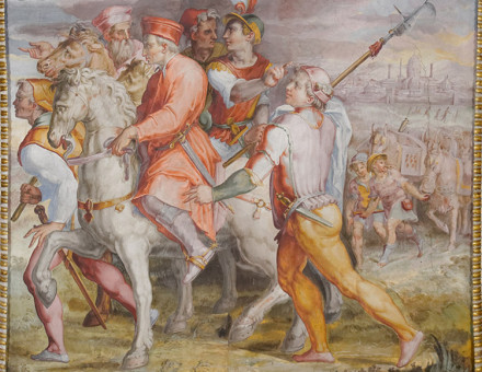 Cosimo di Medici goes into exile