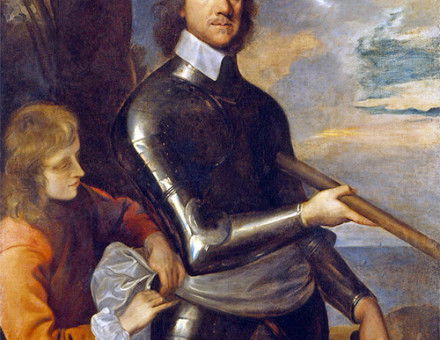 Oliver Cromwell c. 1649 by Robert Walker