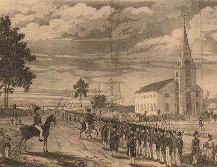 Illustration of the Demerara rebellion of 1823