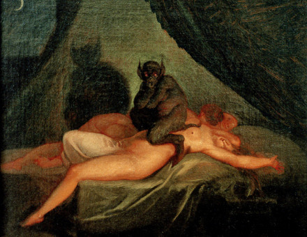 'Nightmare', by Nikolaj Abraham Abildgaard (1800)